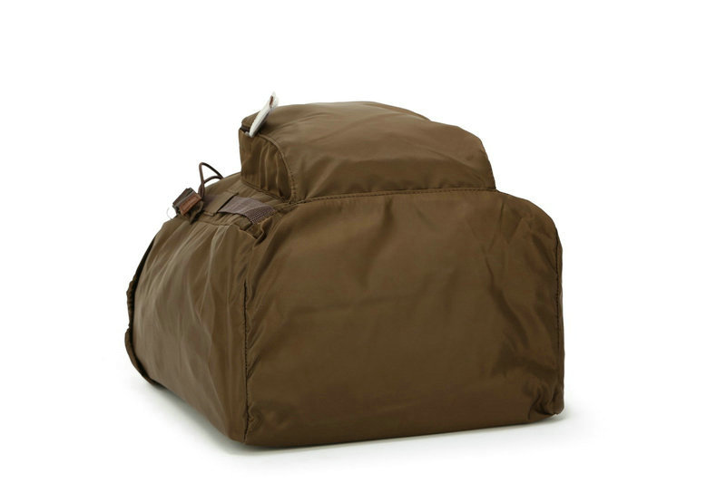 2014 Prada technical fabric backpack V164 brown sale